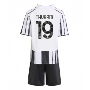 Juventus Khephren Thuram #19 Hjemmebanetrøje Børn 2025-26 Kortærmet (+ Korte bukser)